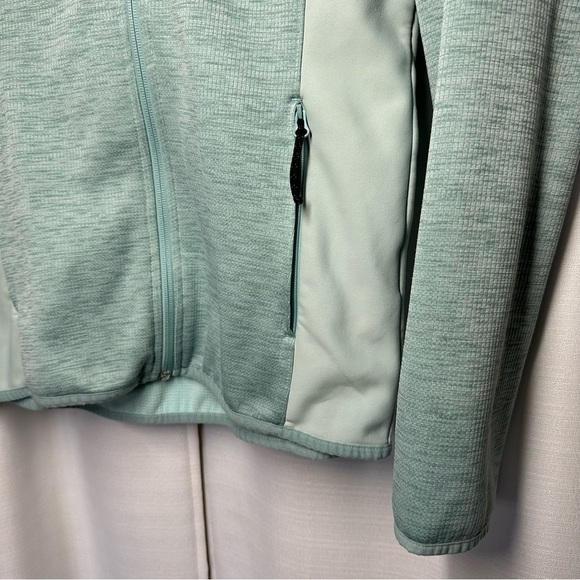 Columbia Jacket Lightweight Fleece Lined Women’s M Full Zip Outdoors Hiking Hood - Picture 3 of 10